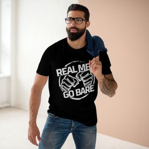 Real Men Go Bare (Black)