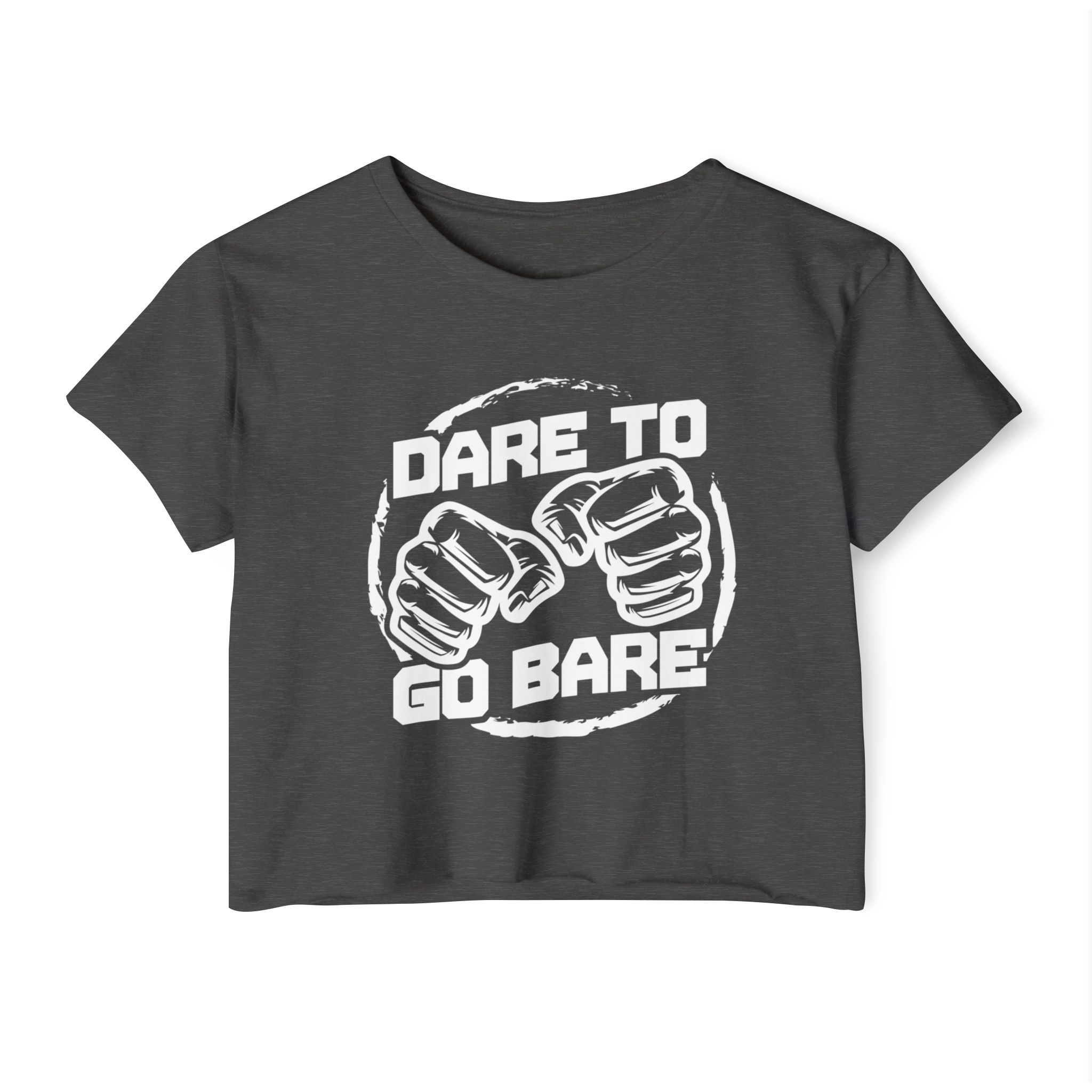 Dare To Go Bare Crop Top (Dark) - Image 13