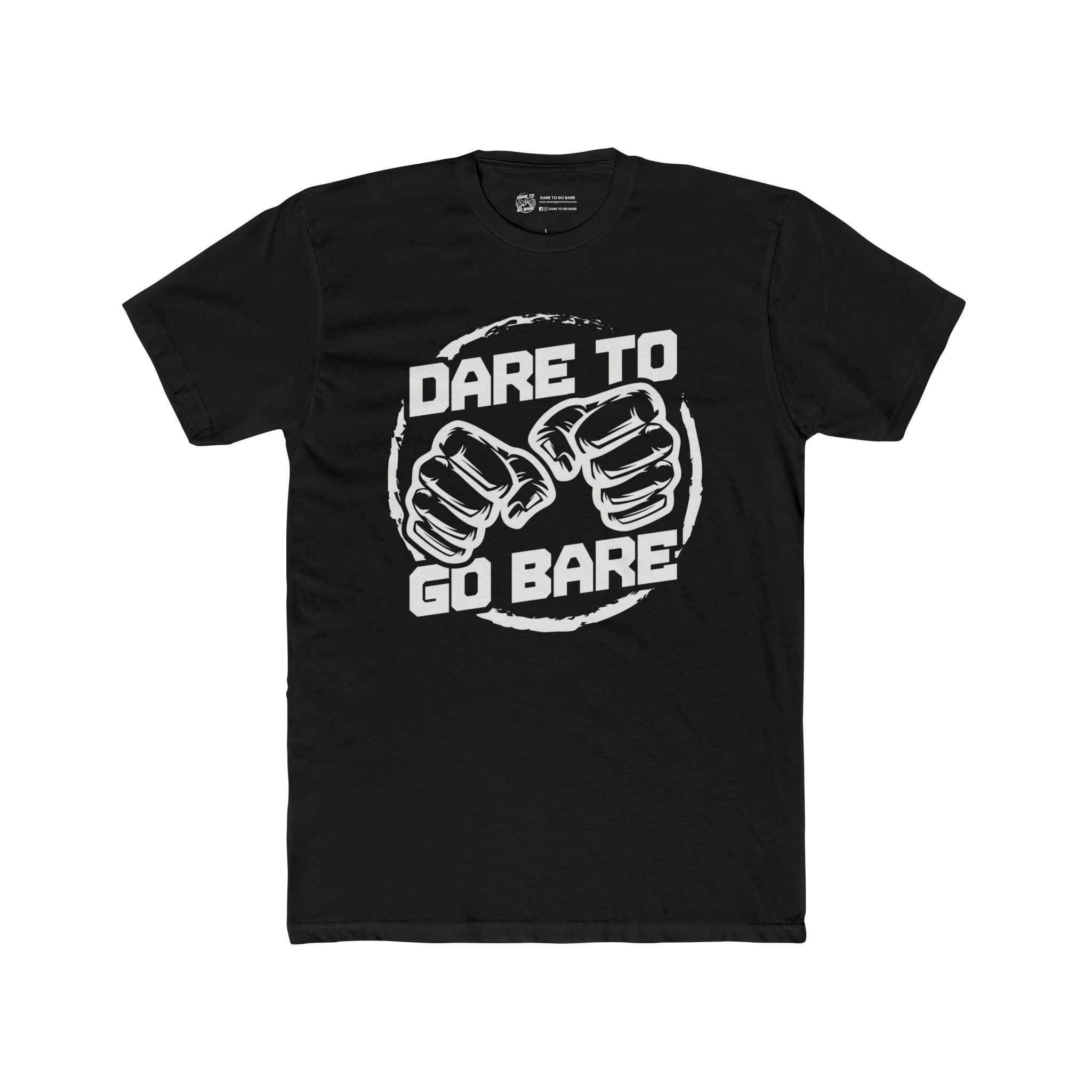 Dare To Go Bare Official Tee (Dark) - Image 4
