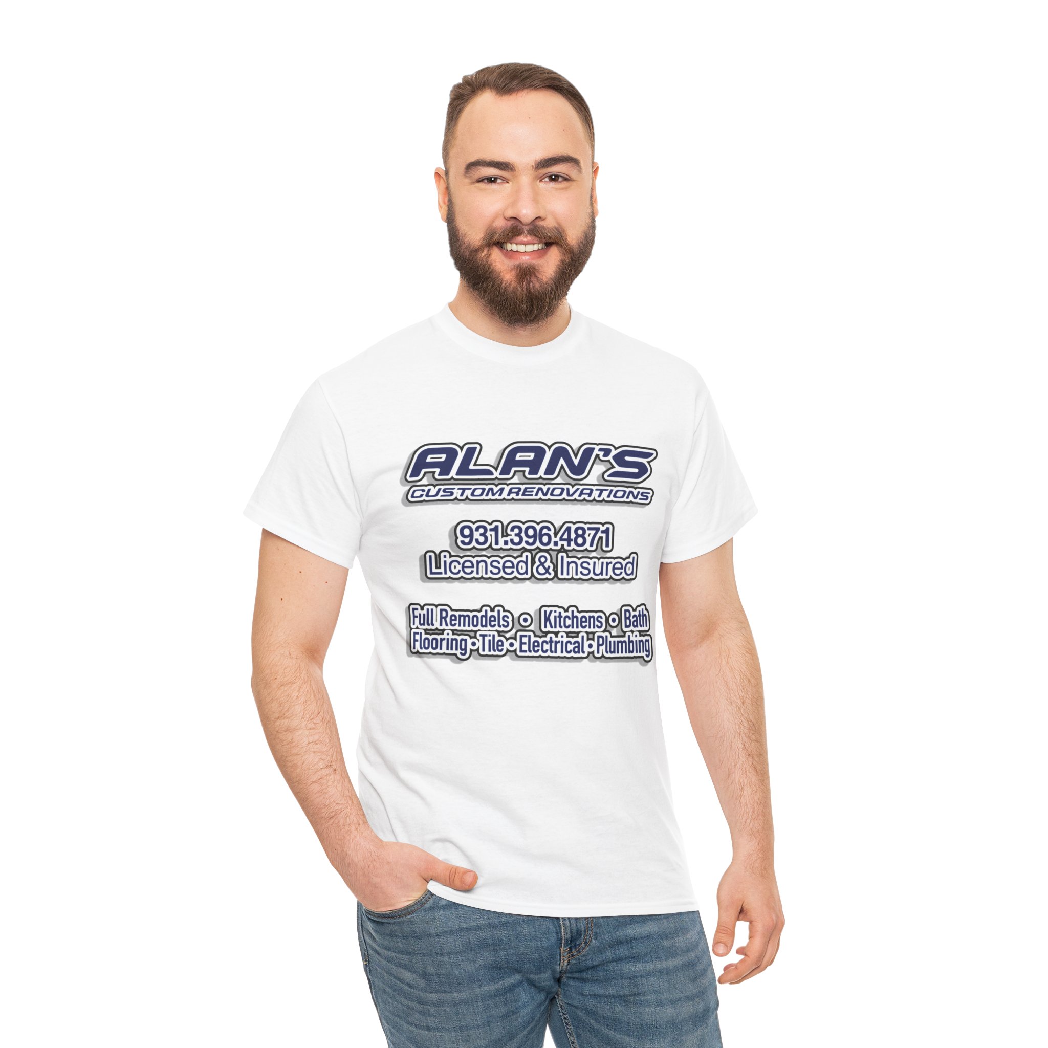 Unisex Alan's Custom Renovation Tee (Light) - Image 4