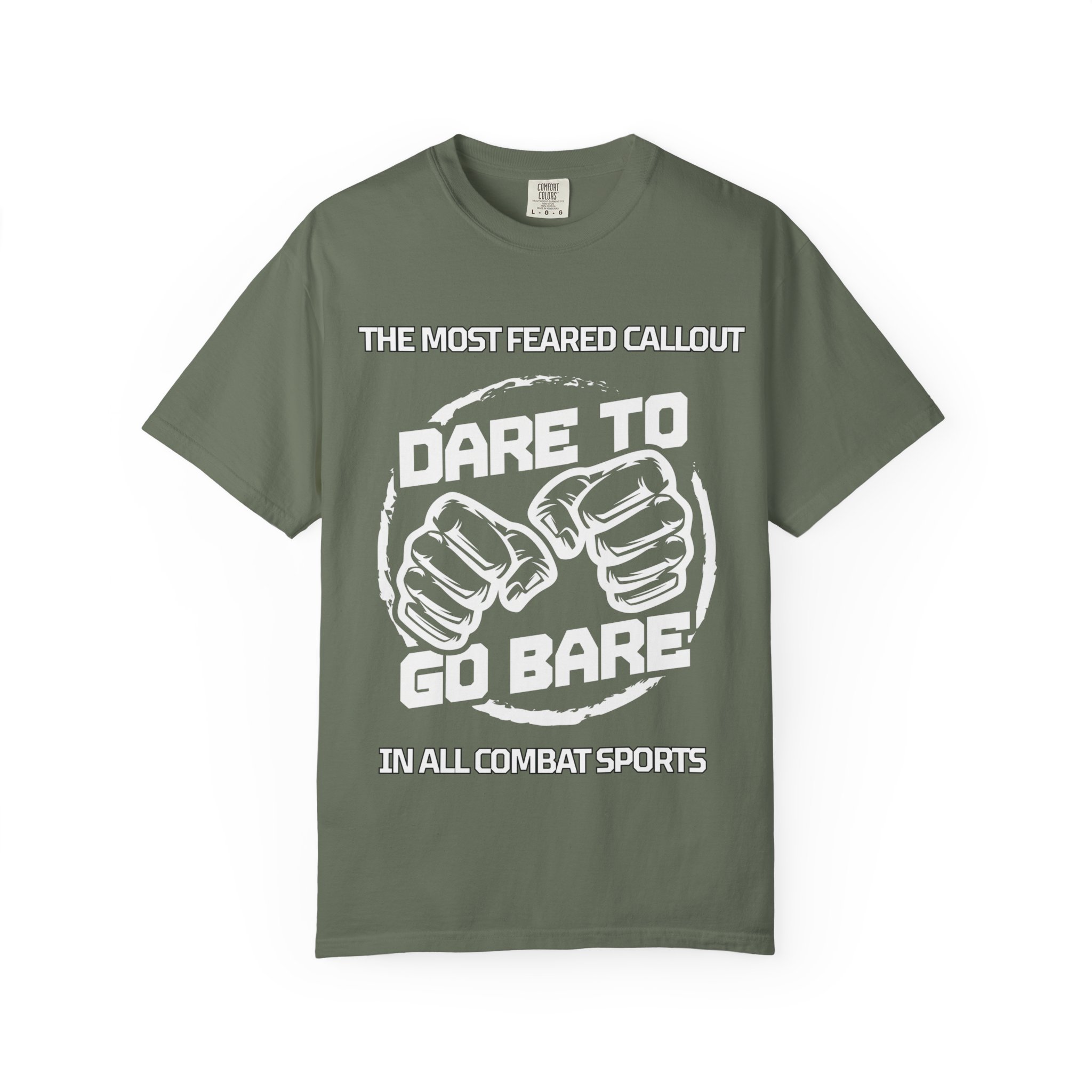 Dare to Go Bare Graphic T‑Shirt with Tagline - Image 11