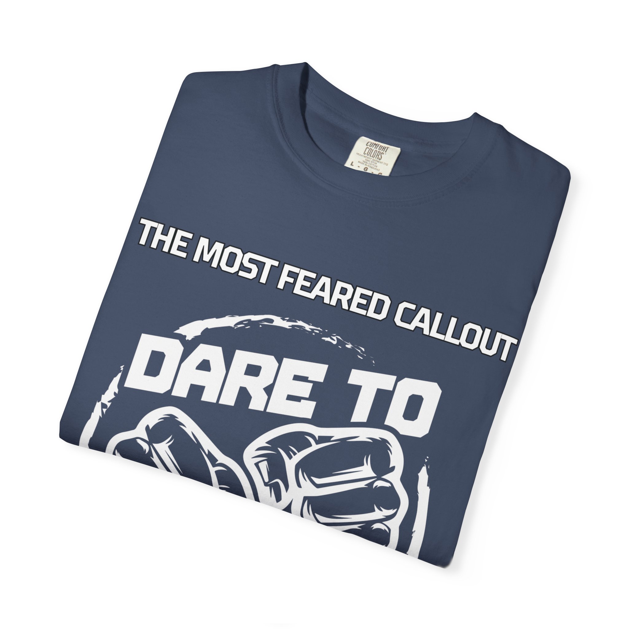 Dare to Go Bare Graphic T‑Shirt with Tagline - Image 25