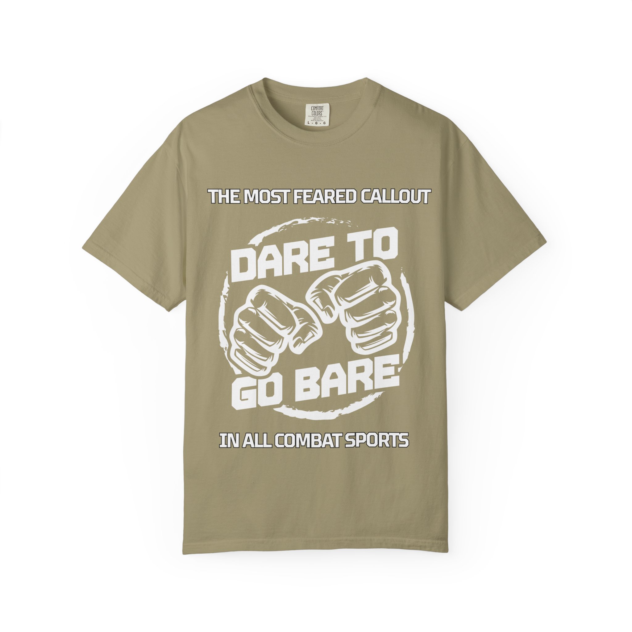 Dare to Go Bare Graphic T‑Shirt with Tagline - Image 41