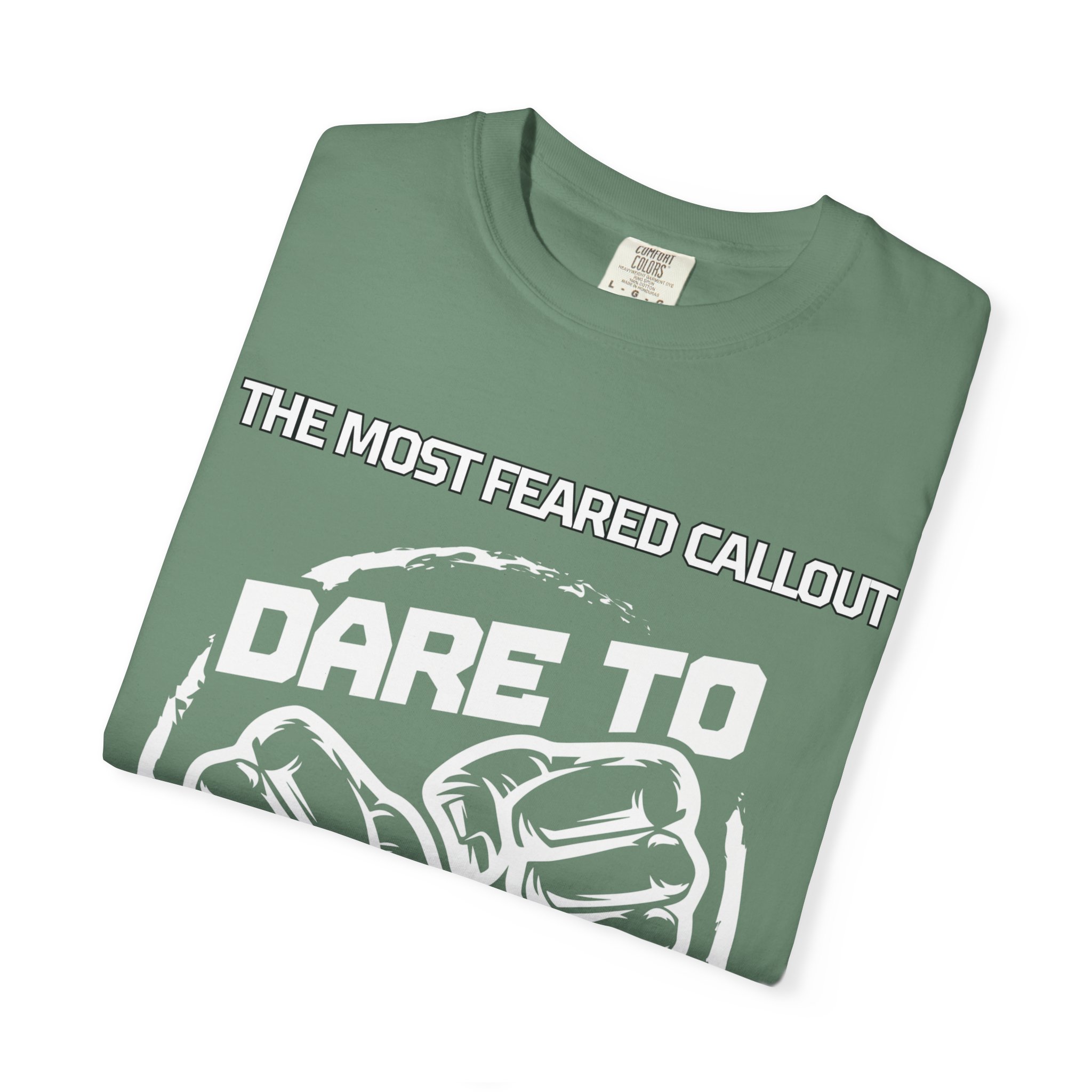 Dare to Go Bare Graphic T‑Shirt with Tagline - Image 19