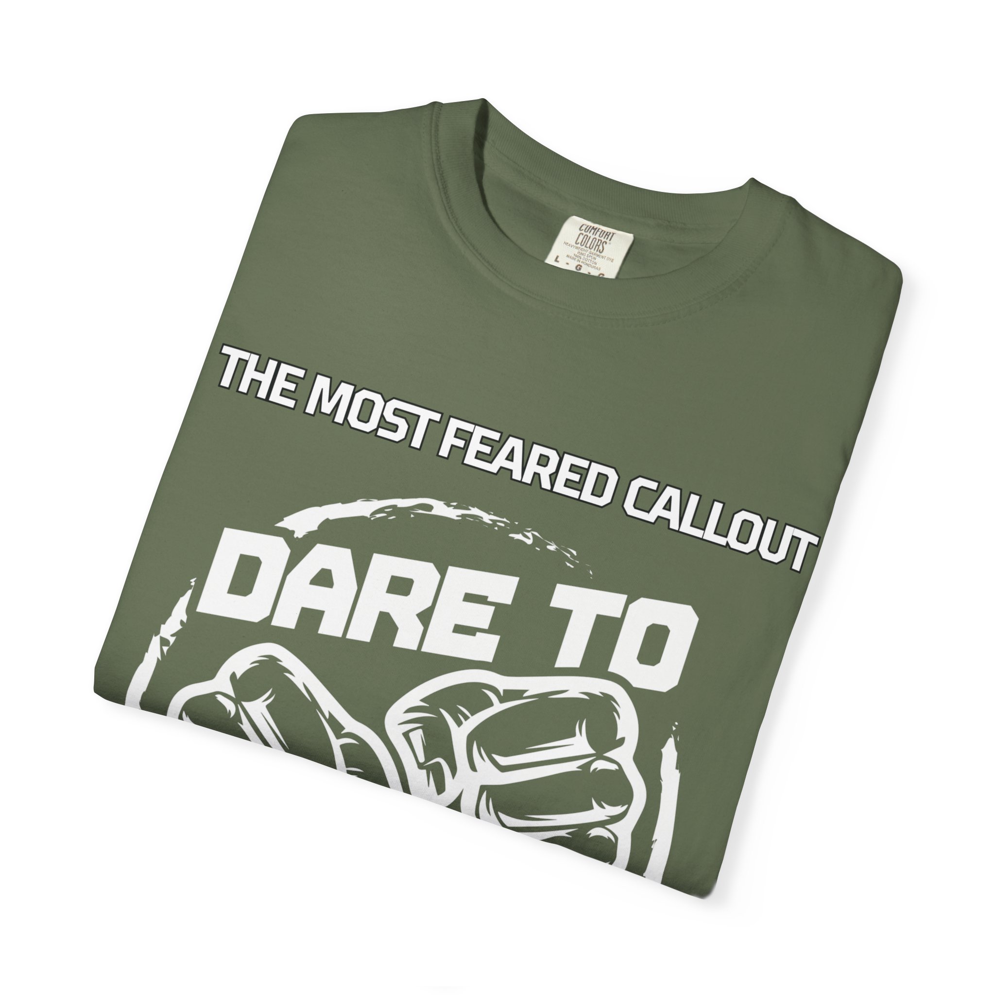 Dare to Go Bare Graphic T‑Shirt with Tagline - Image 47