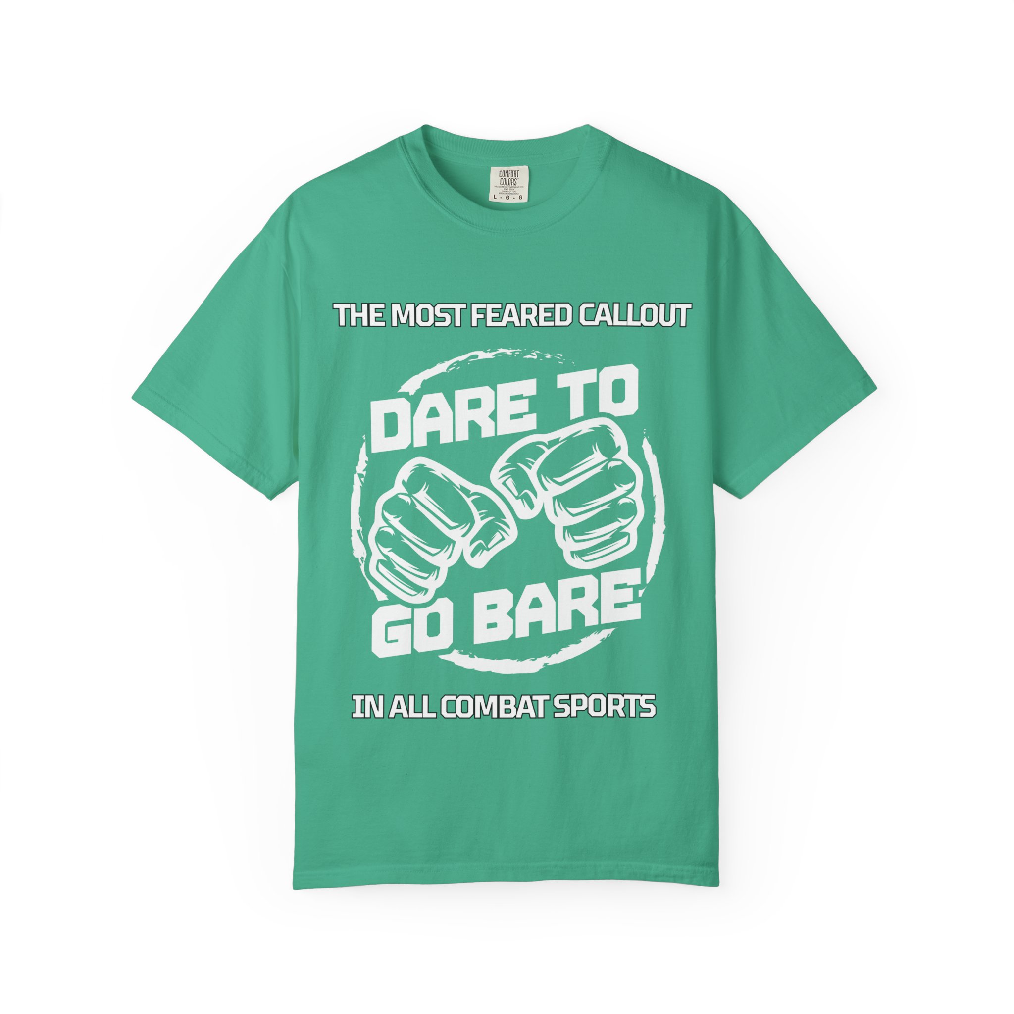 Dare to Go Bare Graphic T‑Shirt with Tagline - Image 49