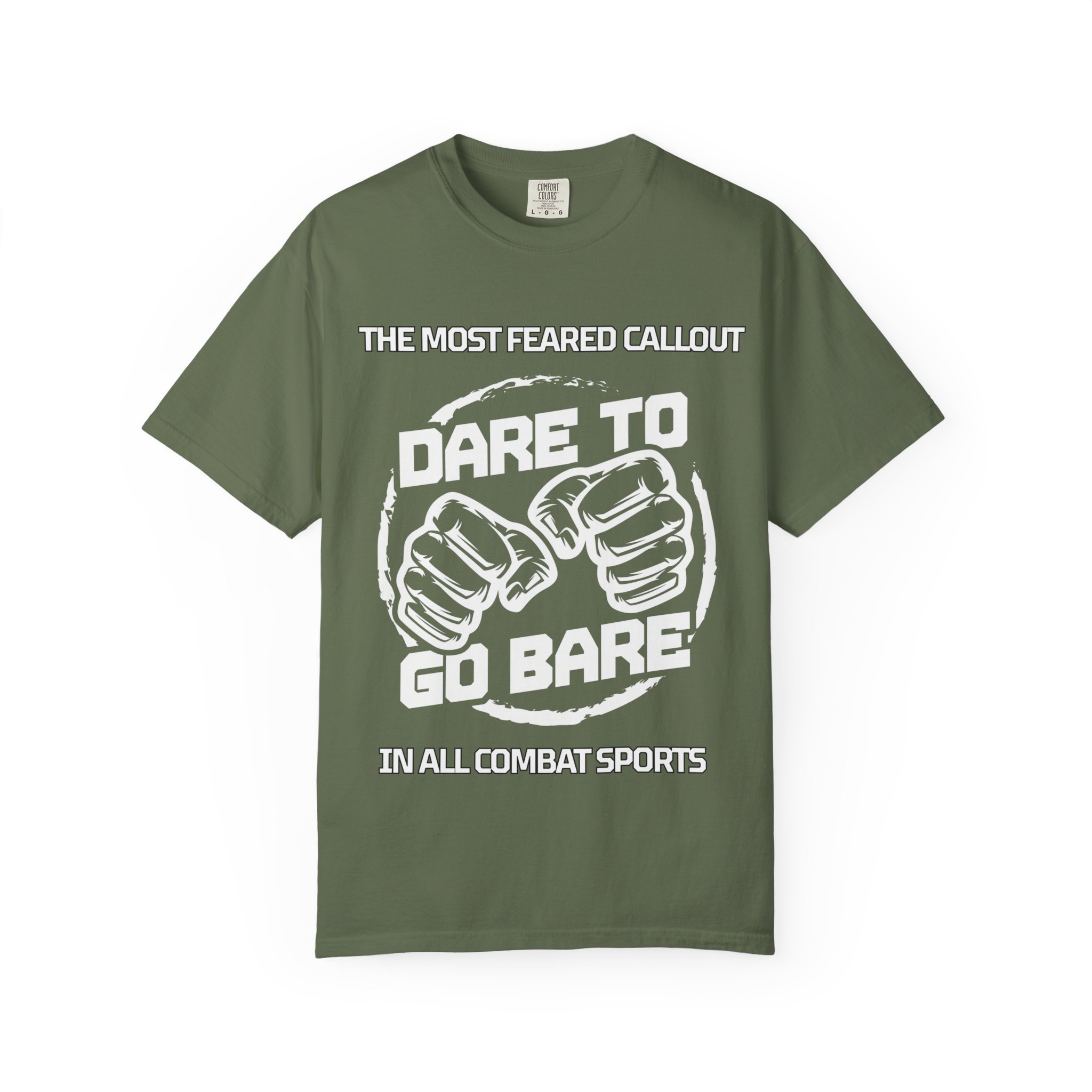 Dare to Go Bare Graphic T‑Shirt with Tagline - Image 45