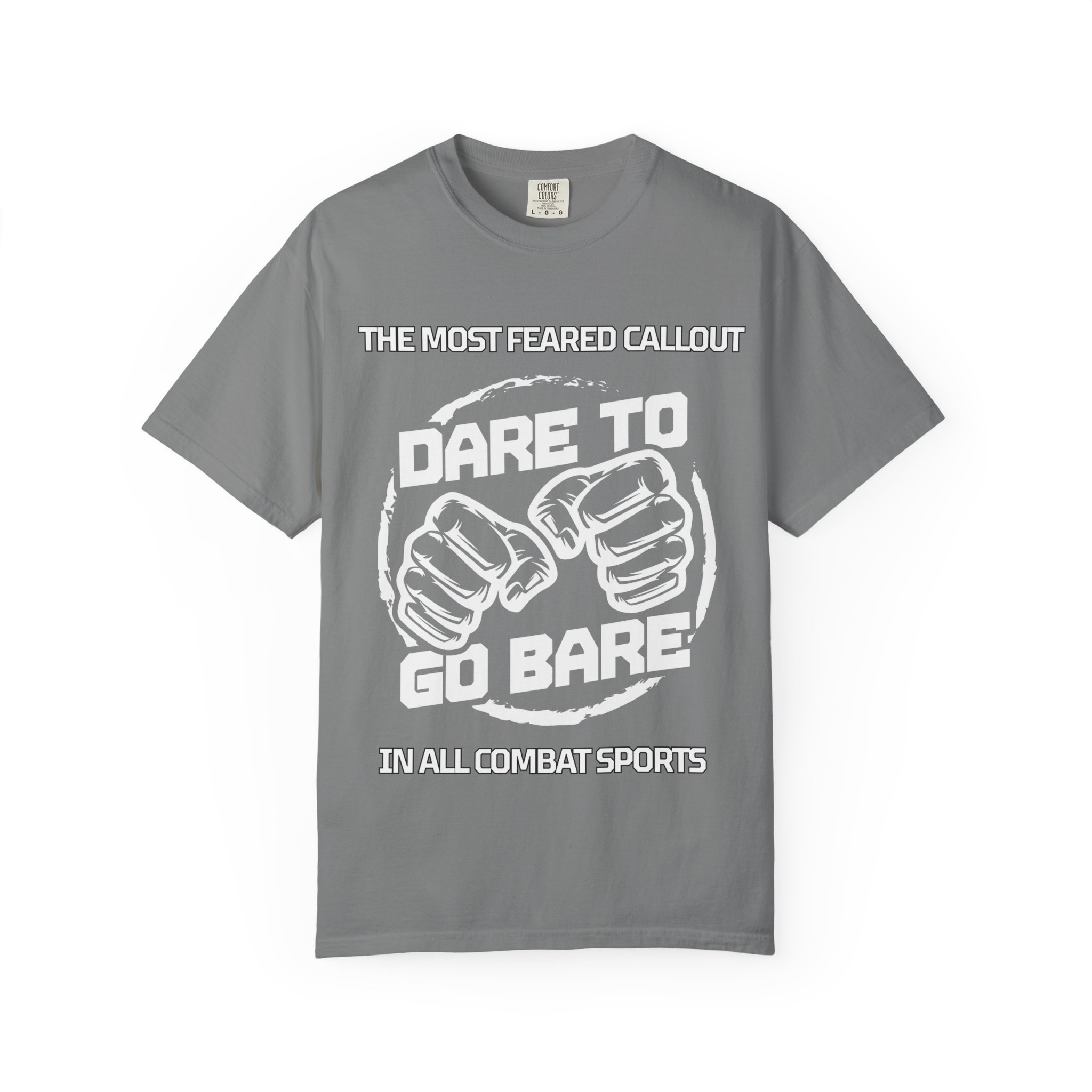 Dare to Go Bare Graphic T‑Shirt with Tagline - Image 5