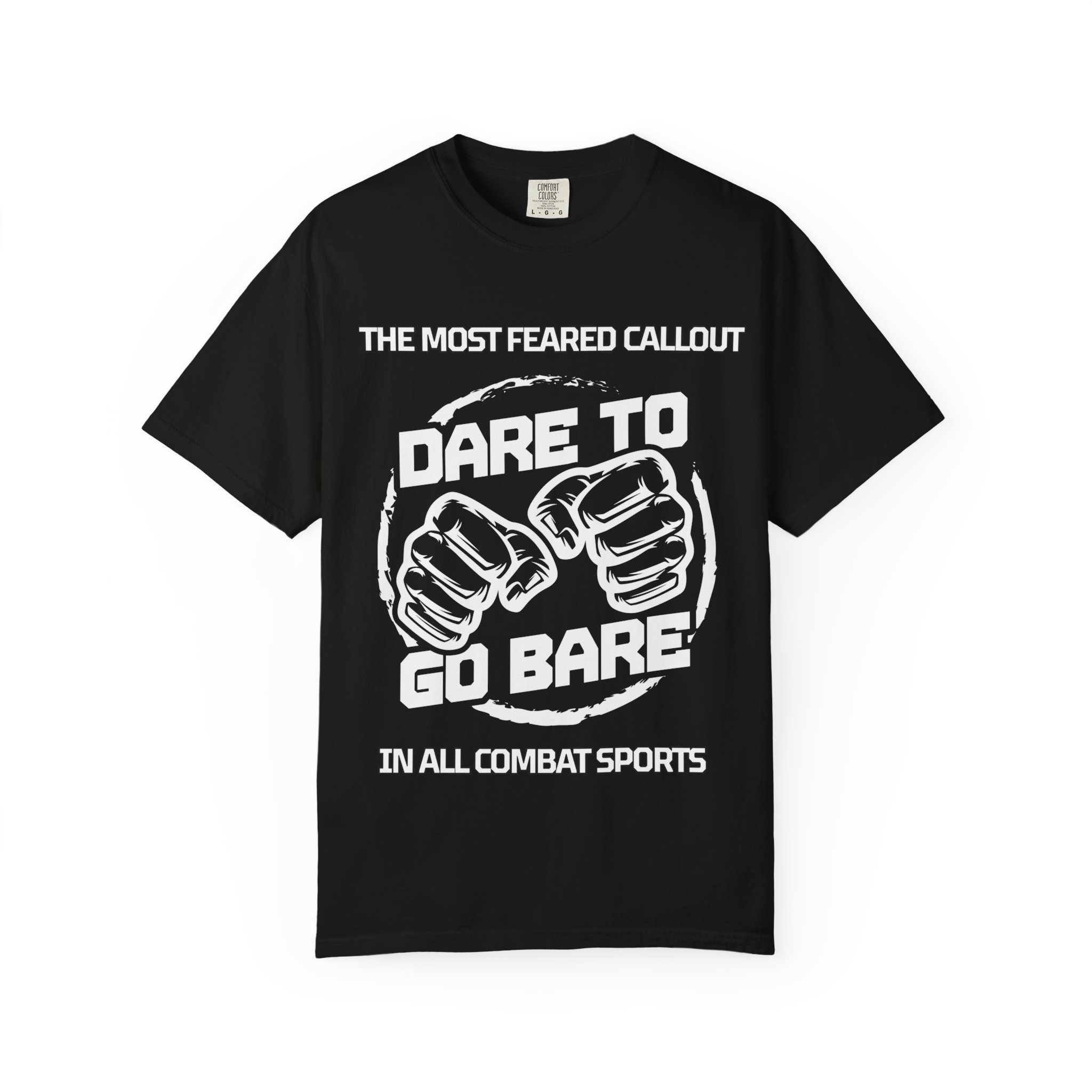 Dare to Go Bare Graphic T‑Shirt with Tagline - Image 57